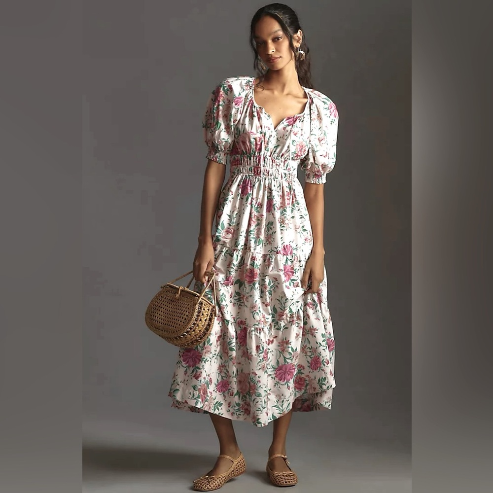 The Somerset Maxi Dress Puff Sleeve Edition
